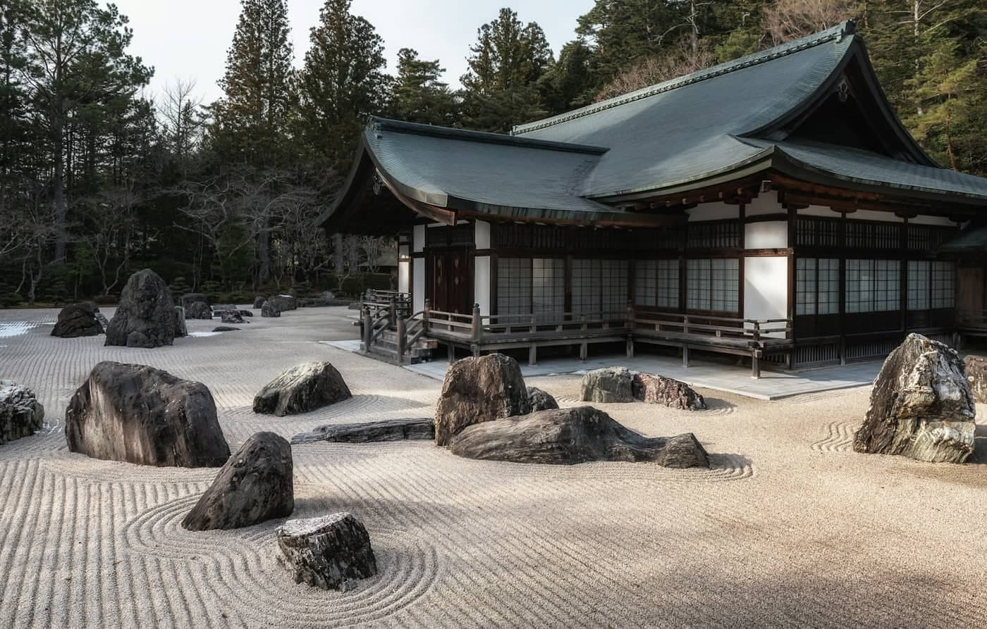 砂紋の広がる石庭——心が揺れた日に戻ってくる、静かな場所